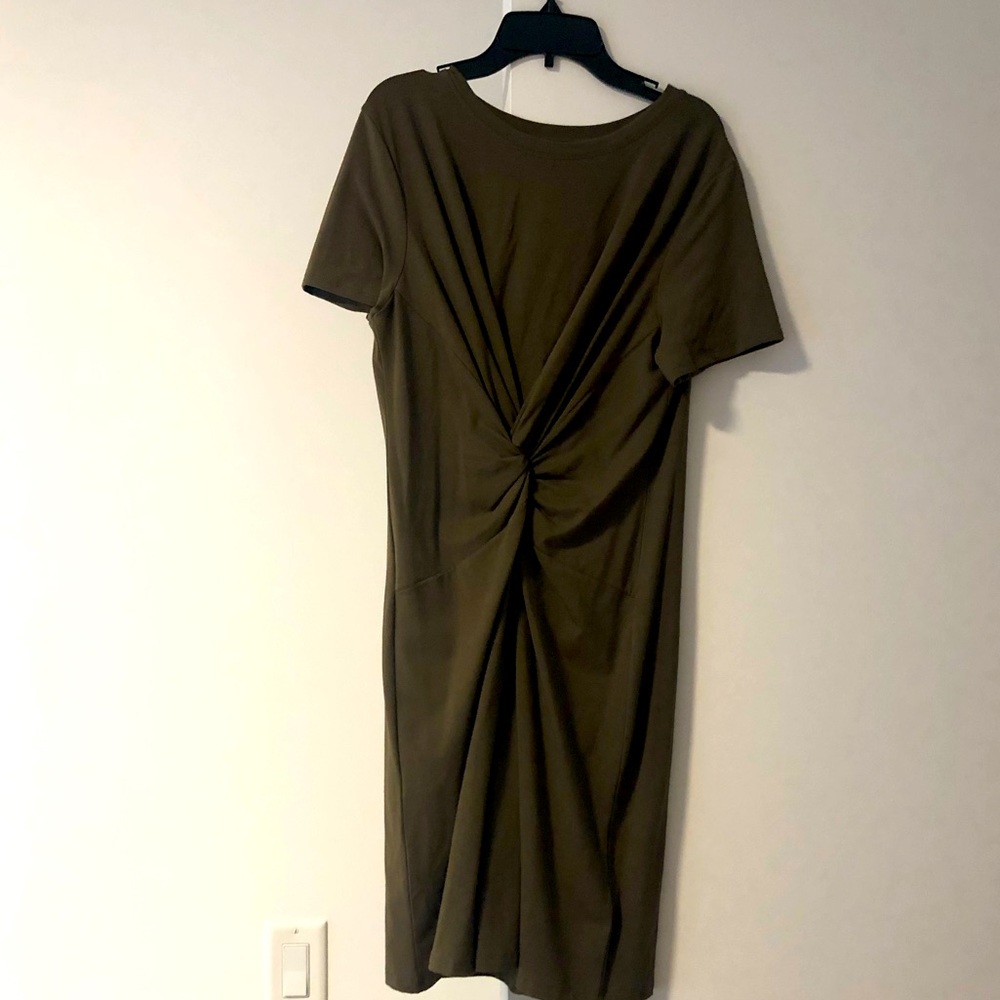 Theory olive dress